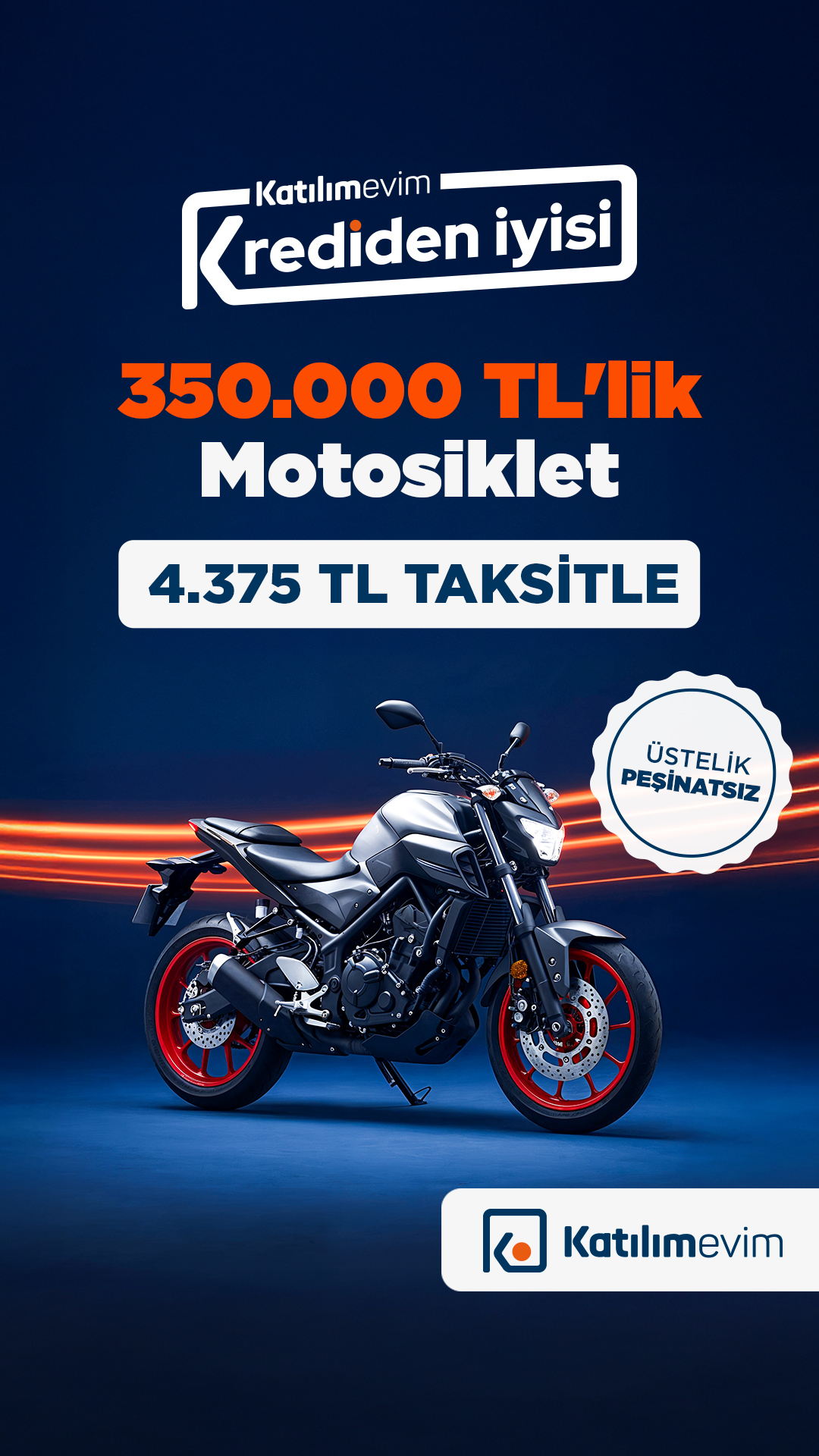 Faizsiz, Kredisiz Motosiklet Sahibi Olun!